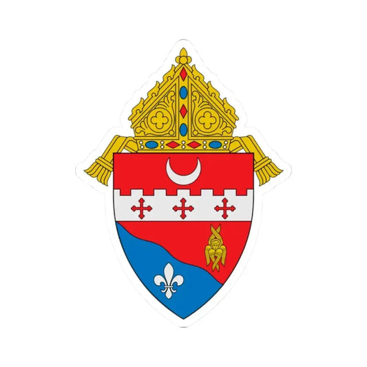 Diocese of Fort Wayne South Bend - STICKER Vinyl Kiss-Cut Decal 2 Inch White - The Sticker Space