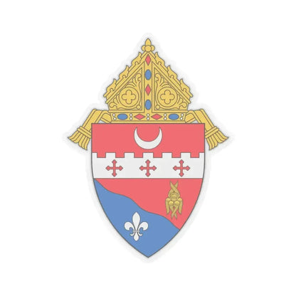 Diocese of Fort Wayne South Bend - STICKER Vinyl Kiss-Cut Decal 3 Inch Transparent - The Sticker Space