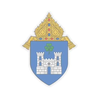 Diocese of Fort Worth - STICKER Vinyl Kiss-Cut Decal 2 Inch Transparent - The Sticker Space