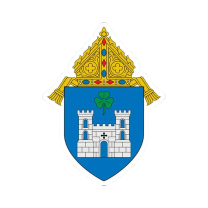 Diocese of Fort Worth - STICKER Vinyl Kiss-Cut Decal 2 Inch White - The Sticker Space