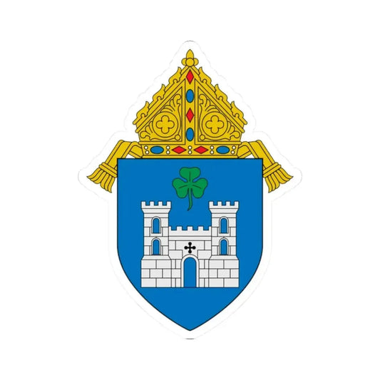 Diocese of Fort Worth - STICKER Vinyl Kiss-Cut Decal 2 Inch White - The Sticker Space