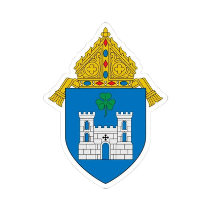 Diocese of Fort Worth - STICKER Vinyl Kiss-Cut Decal 3 Inch White - The Sticker Space