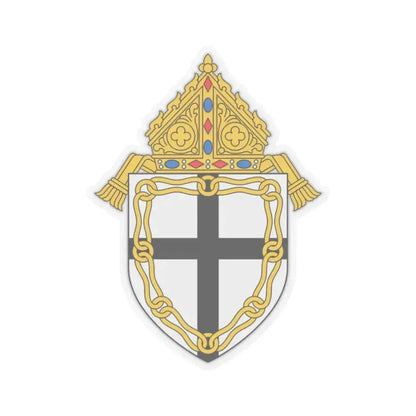 Diocese of Fresno - STICKER Vinyl Kiss-Cut Decal 2 Inch Transparent - The Sticker Space