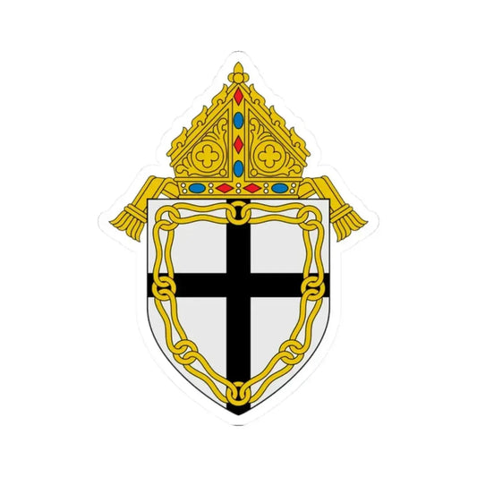 Diocese of Fresno - STICKER Vinyl Kiss-Cut Decal 2 Inch White - The Sticker Space