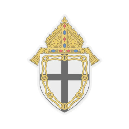 Diocese of Fresno - STICKER Vinyl Kiss-Cut Decal 3 Inch Transparent - The Sticker Space