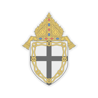 Diocese of Fresno - STICKER Vinyl Kiss-Cut Decal 4 Inch Transparent - The Sticker Space