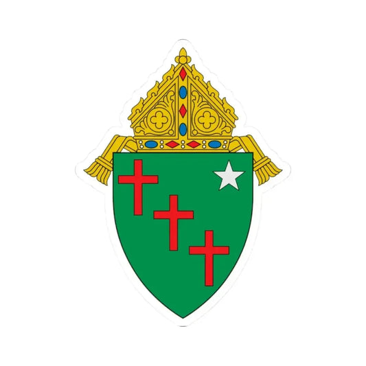 Diocese of Gallup - STICKER Vinyl Kiss-Cut Decal 2 Inch White - The Sticker Space