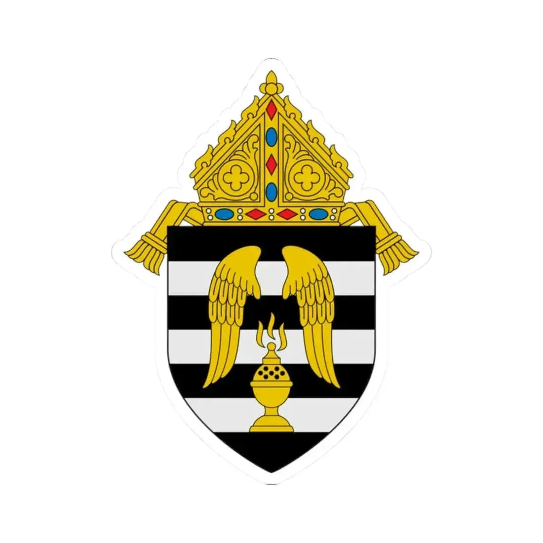 Diocese of Gary - STICKER Vinyl Kiss-Cut Decal 2 Inch White - The Sticker Space