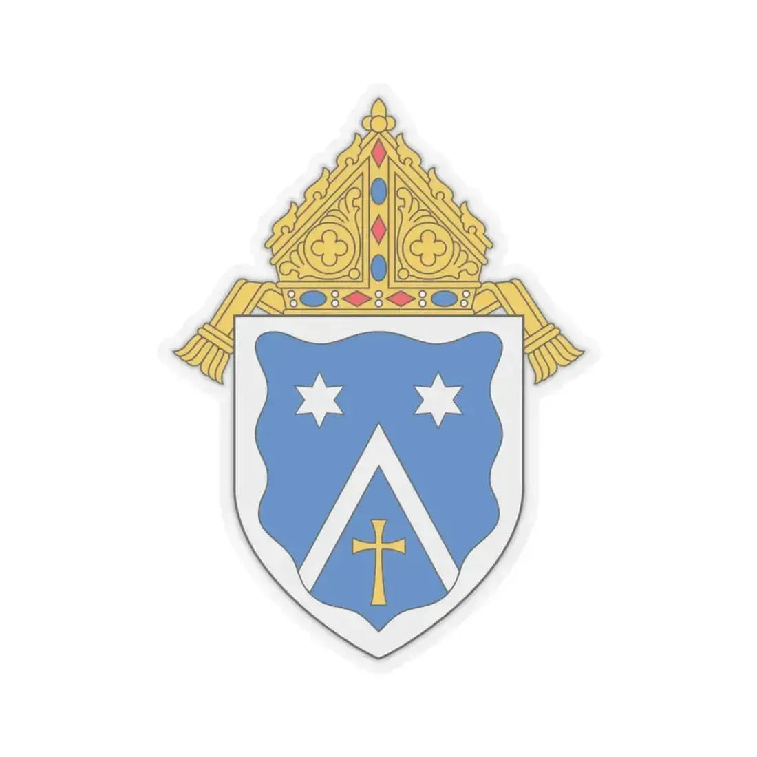 Diocese of Gaylord - STICKER Vinyl Kiss-Cut Decal 3 Inch Transparent - The Sticker Space