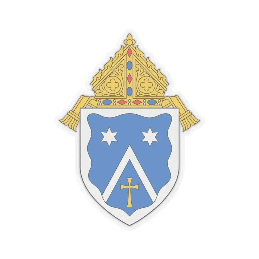 Diocese of Gaylord - STICKER Vinyl Kiss-Cut Decal 4 Inch Transparent - The Sticker Space
