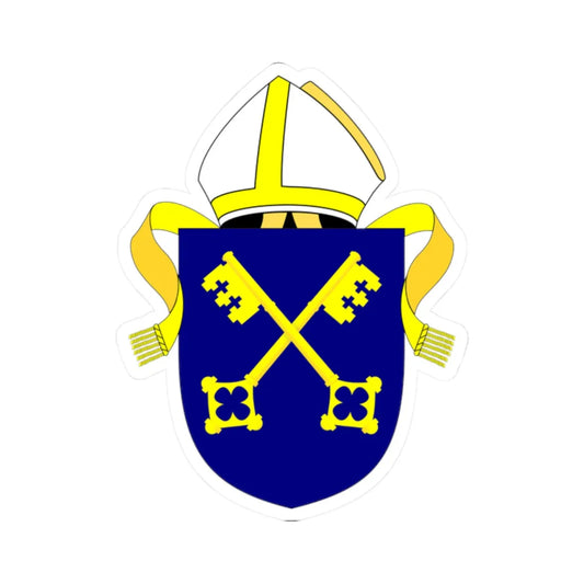 Diocese of Gloucester arms (England) (Coat of Arms) STICKER Vinyl Kiss-Cut Decal 2 Inch White - The Sticker Space