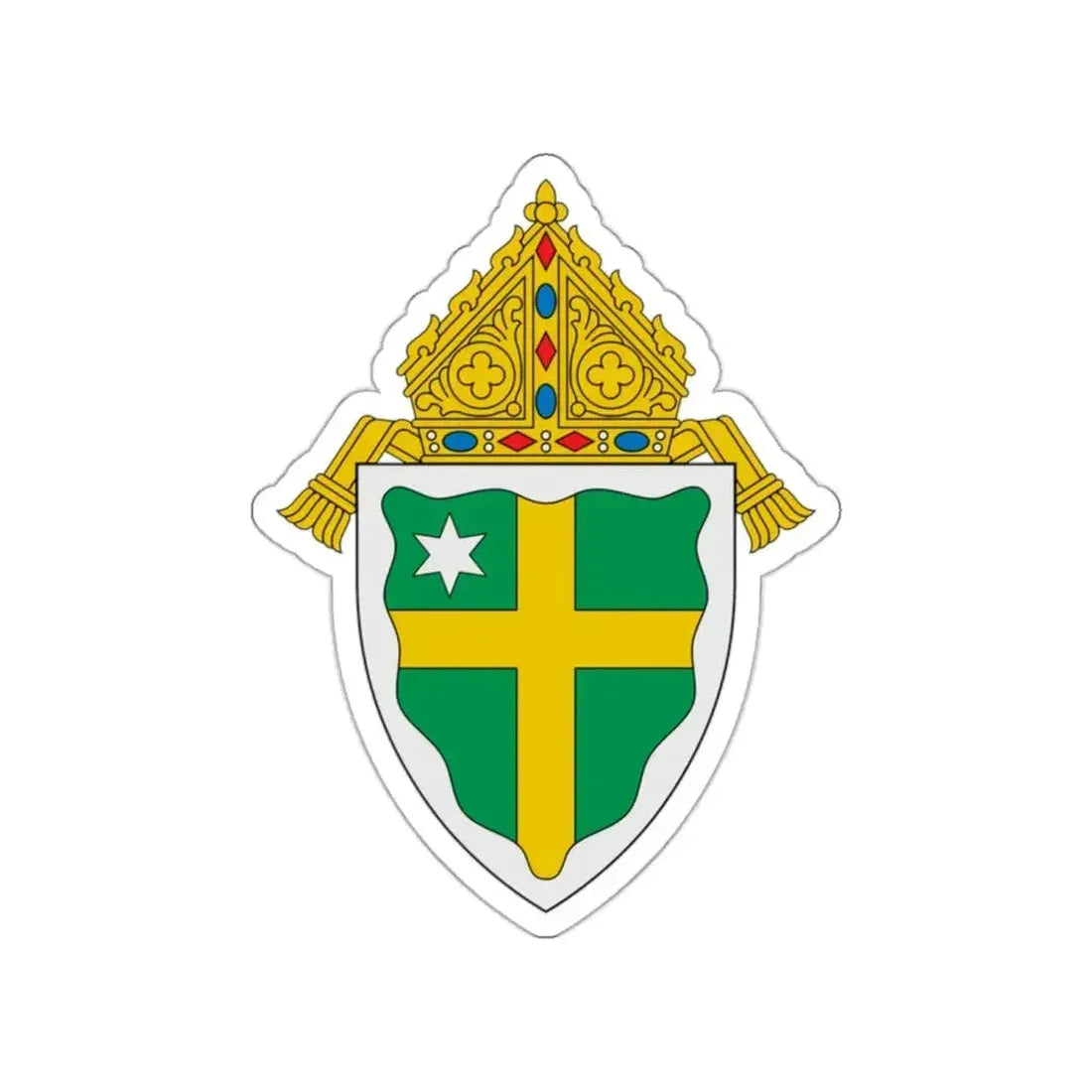 Diocese of Grand Island - STICKER Vinyl Die-Cut Decal - The Sticker Space
