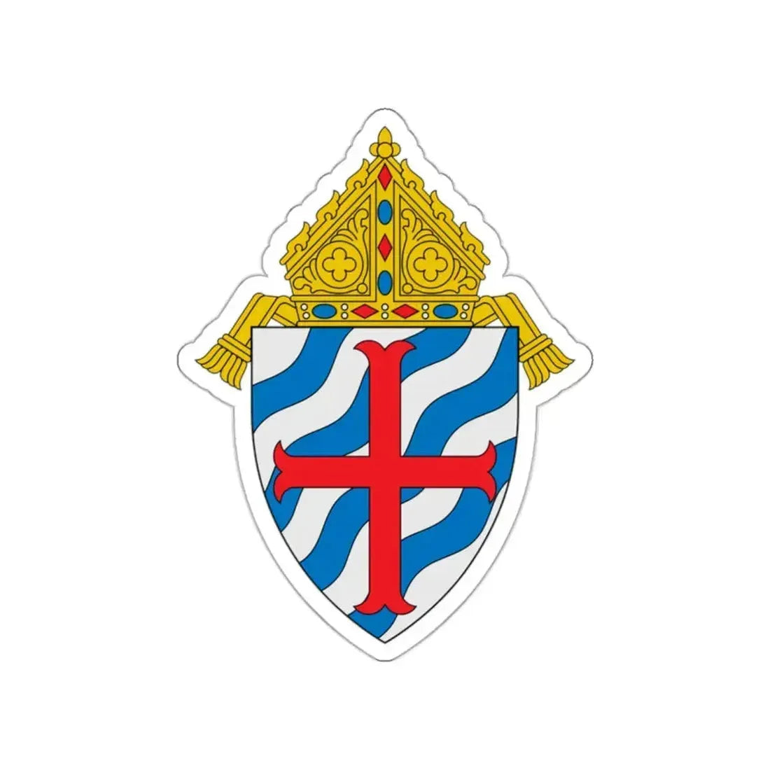 Diocese of Grand Rapids - STICKER Vinyl Die-Cut Decal White Die-Cut 2 Inch - The Sticker Space
