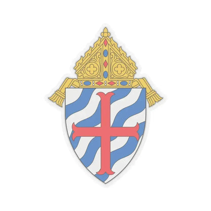 Diocese of Grand Rapids - STICKER Vinyl Kiss-Cut Decal 3 Inch Transparent - The Sticker Space