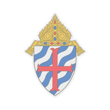 Diocese of Grand Rapids - STICKER Vinyl Kiss-Cut Decal 4 Inch Transparent - The Sticker Space