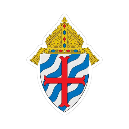 Diocese of Grand Rapids - STICKER Vinyl Kiss-Cut Decal 4 Inch White - The Sticker Space