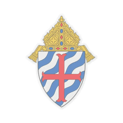 Diocese of Grand Rapids - STICKER Vinyl Kiss-Cut Decal 6 Inch Transparent - The Sticker Space
