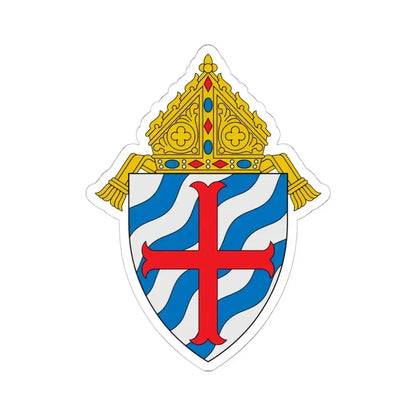 Diocese of Grand Rapids - STICKER Vinyl Kiss-Cut Decal 6 Inch White - The Sticker Space