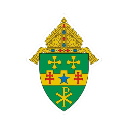 Diocese of Greensburg - STICKER Vinyl Kiss-Cut Decal 2 Inch White - The Sticker Space