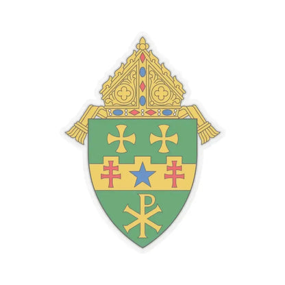 Diocese of Greensburg - STICKER Vinyl Kiss-Cut Decal 3 Inch Transparent - The Sticker Space
