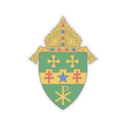 Diocese of Greensburg - STICKER Vinyl Kiss-Cut Decal 6 Inch Transparent - The Sticker Space