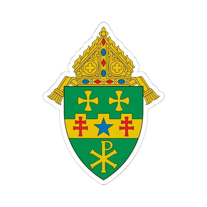 Diocese of Greensburg - STICKER Vinyl Kiss-Cut Decal 6 Inch White - The Sticker Space