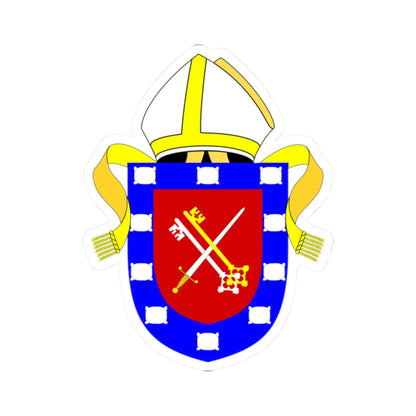 Diocese of Guildford arms (England) (Coat of Arms) STICKER Vinyl Kiss-Cut Decal 2 Inch White - The Sticker Space