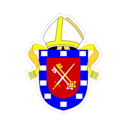 Diocese of Guildford arms (England) (Coat of Arms) STICKER Vinyl Kiss-Cut Decal 4 Inch White - The Sticker Space