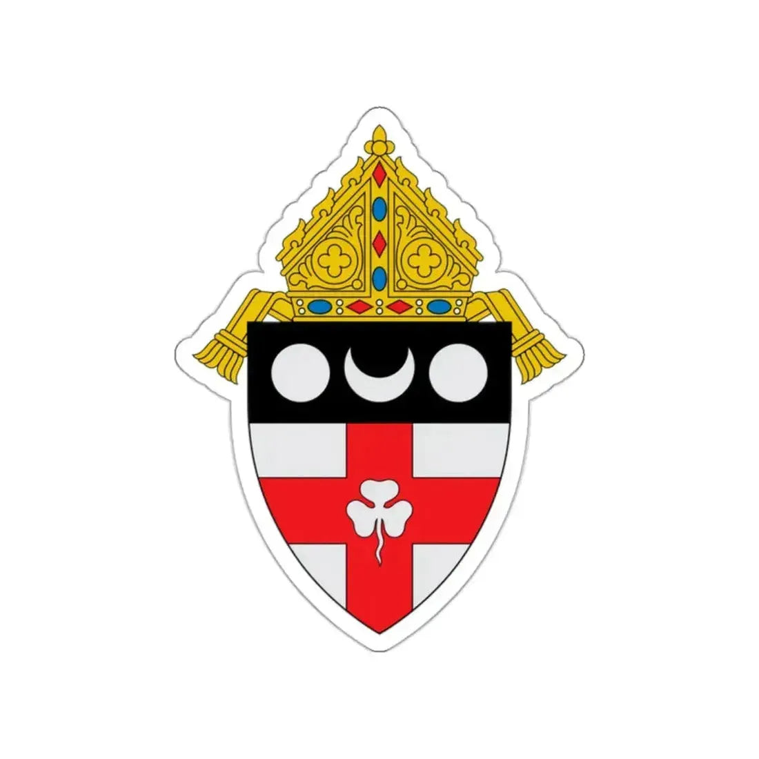 Diocese of Harrisburg - STICKER Vinyl Die-Cut Decal White Die-Cut 2 Inch - The Sticker Space