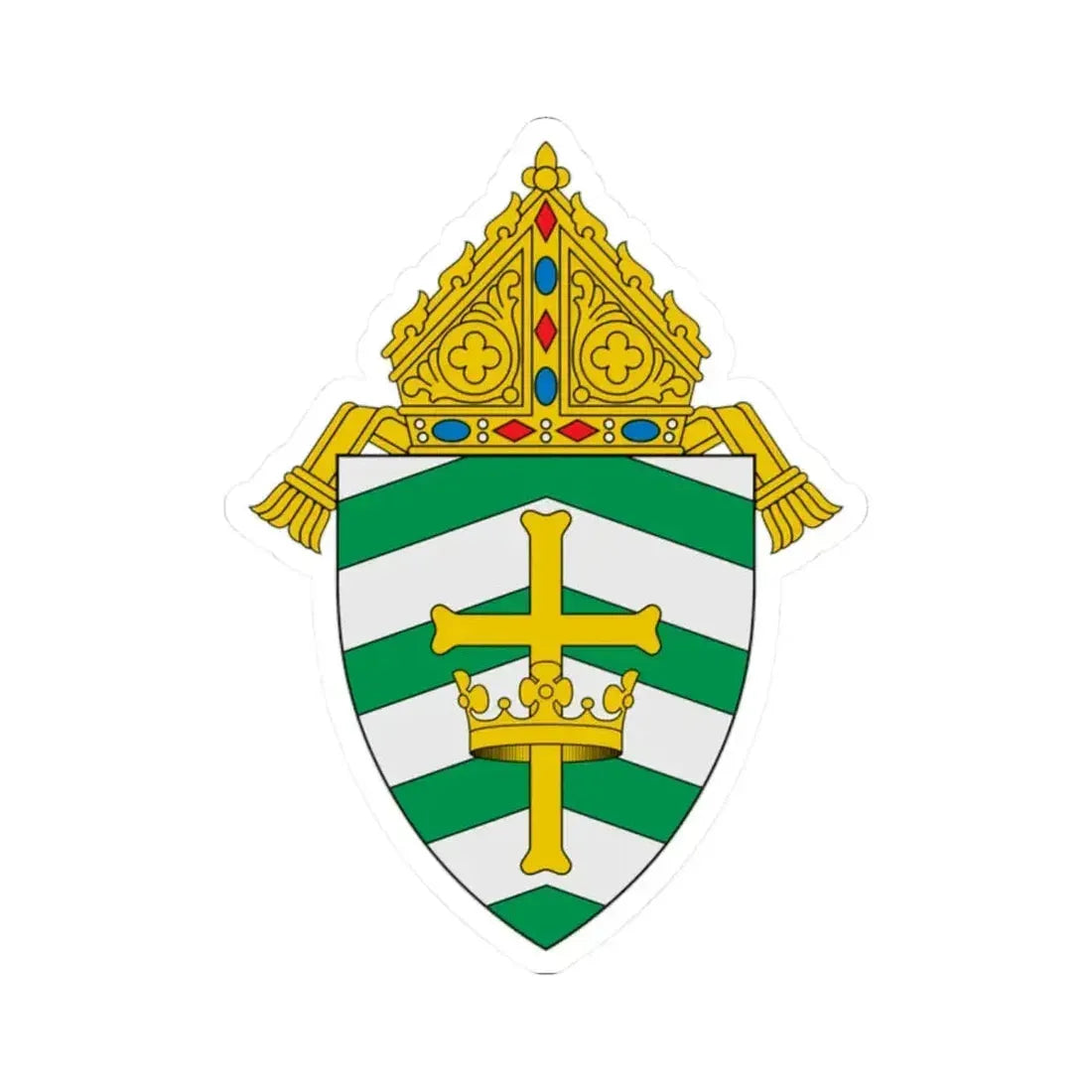 Diocese of Helena - STICKER Vinyl Kiss-Cut Decal 2 Inch White - The Sticker Space