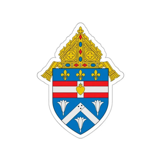 Diocese of Houma Thibodaux - STICKER Vinyl Die-Cut Decal White Die-Cut 2 Inch - The Sticker Space