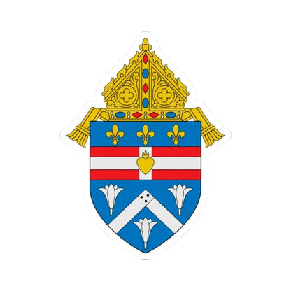 Diocese of Houma Thibodaux - STICKER Vinyl Kiss-Cut Decal 2 Inch White - The Sticker Space