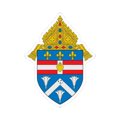 Diocese of Houma Thibodaux - STICKER Vinyl Kiss-Cut Decal 3 Inch White - The Sticker Space
