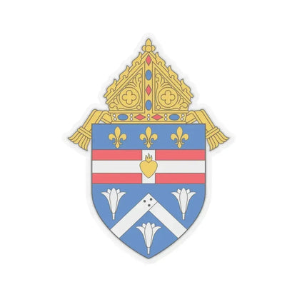 Diocese of Houma Thibodaux - STICKER Vinyl Kiss-Cut Decal 4 Inch Transparent - The Sticker Space