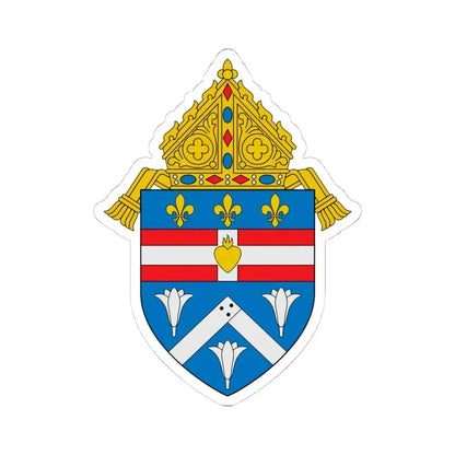 Diocese of Houma Thibodaux - STICKER Vinyl Kiss-Cut Decal 4 Inch White - The Sticker Space