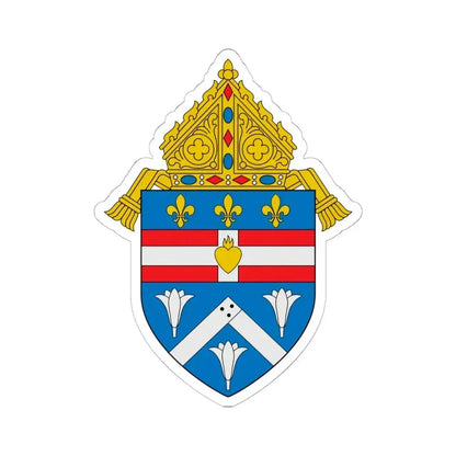 Diocese of Houma Thibodaux - STICKER Vinyl Kiss-Cut Decal 6 Inch White - The Sticker Space