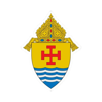 Diocese of Jackson - STICKER Vinyl Kiss-Cut Decal 2 Inch White - The Sticker Space