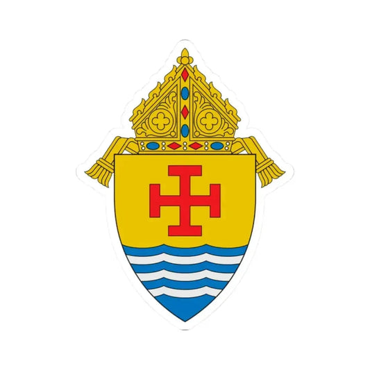 Diocese of Jackson - STICKER Vinyl Kiss-Cut Decal 2 Inch White - The Sticker Space