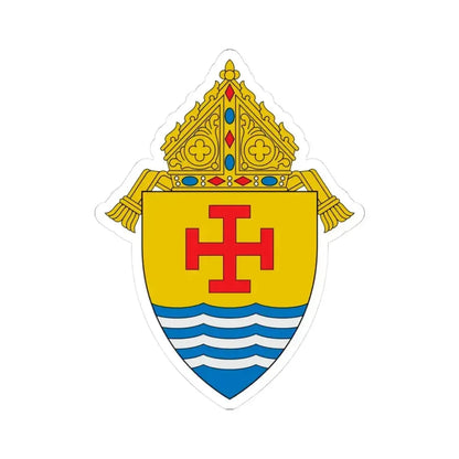 Diocese of Jackson - STICKER Vinyl Kiss-Cut Decal 3 Inch White - The Sticker Space