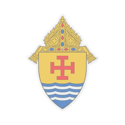 Diocese of Jackson - STICKER Vinyl Kiss-Cut Decal 4 Inch Transparent - The Sticker Space