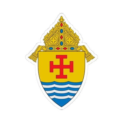 Diocese of Jackson - STICKER Vinyl Kiss-Cut Decal 4 Inch White - The Sticker Space