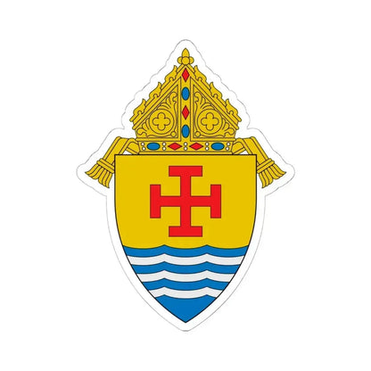 Diocese of Jackson - STICKER Vinyl Kiss-Cut Decal 6 Inch White - The Sticker Space