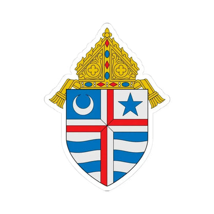 Diocese of Jefferson City - STICKER Vinyl Kiss-Cut Decal 3 Inch White - The Sticker Space