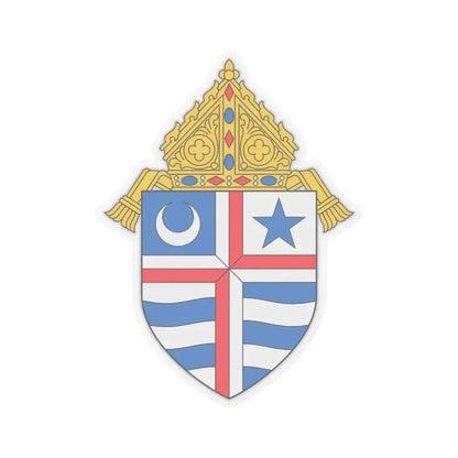 Diocese of Jefferson City - STICKER Vinyl Kiss-Cut Decal 6 Inch Transparent - The Sticker Space