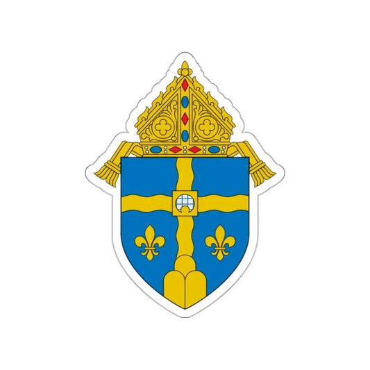 Diocese of Joliet in Illinois - STICKER Vinyl Die-Cut Decal White Die-Cut 2 Inch - The Sticker Space
