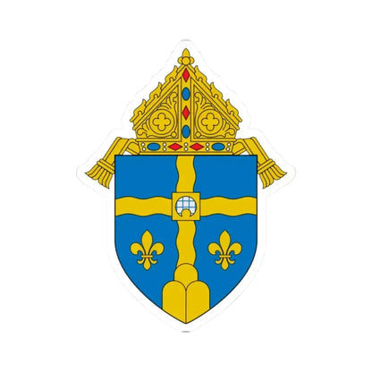 Diocese of Joliet in Illinois - STICKER Vinyl Kiss-Cut Decal 2 Inch White - The Sticker Space