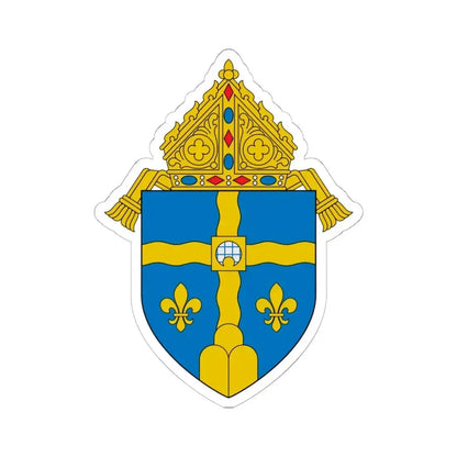 Diocese of Joliet in Illinois - STICKER Vinyl Kiss-Cut Decal 6 Inch White - The Sticker Space