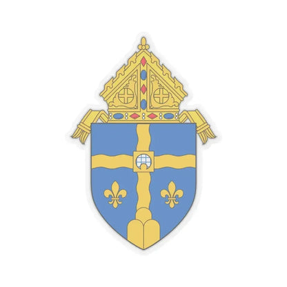 Diocese of Joliet - STICKER Vinyl Kiss-Cut Decal 4 Inch Transparent - The Sticker Space