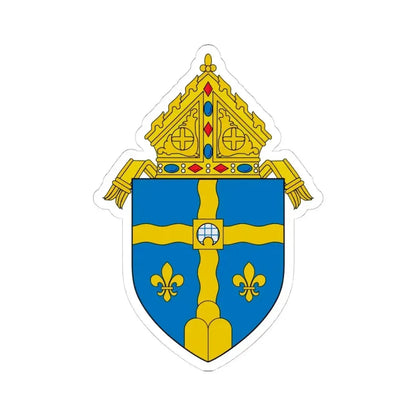 Diocese of Joliet - STICKER Vinyl Kiss-Cut Decal 4 Inch White - The Sticker Space