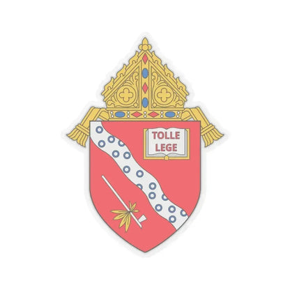 Diocese of Kalamazoo - STICKER Vinyl Kiss-Cut Decal 3 Inch Transparent - The Sticker Space